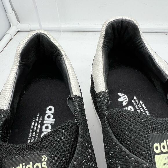Adidas Originals Shoes Mens 12 Superstar 80\'s Primeknit Sneakers Black White main image 8